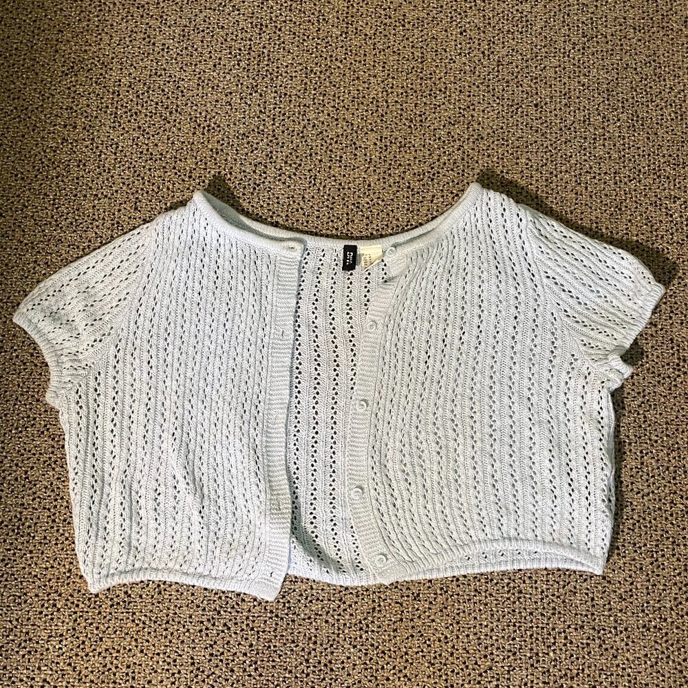 Knitted Shortsleeve Cardigan